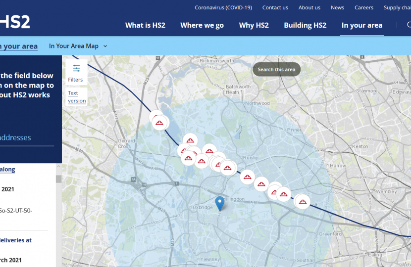 HS2 Interactive Map