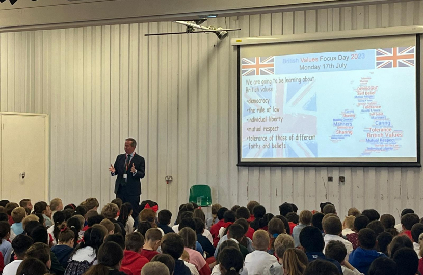 British Values Day at Whiteheath Junior School in Ruislip | David Simmonds